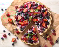 Tarte légère aux fruits rouges