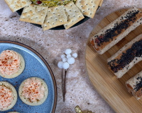 Mini bûches roulées au saumon fumé