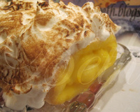 Bûche à l'orange meringuée