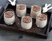 Panna cotta au chocolat au lait