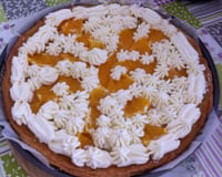 Tarte à la crème d'orange et chantilly
