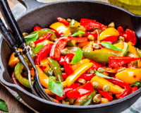 Poêlée de poivrons
