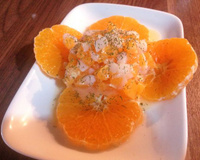 Tartare de Saint-Jacques aux mandarines