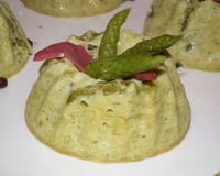 Flans d'asperges vertes
