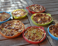 Tartelettes à l'oignon (sans vin blanc) à déguster tièdes ou froides