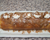 Bûche au caramel au beurre salé