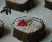 Maki au thon comme une salade riz