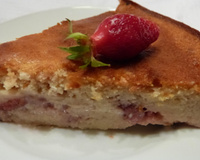 Gâteau aux Gariguettes et aux deux fromages