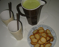 Velouté de courgettes onctueux