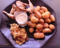 Cailles poêlées et ses pommes de terre sautées