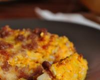 Voilà un joli gratin orangé, simplement inventé un soir, et que j'ai littéralement adoré!Doux, fondant, réconfortant... grâce…