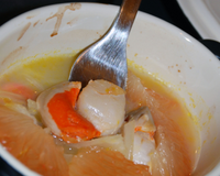 Cocotte de St-Jacques aux agrumes et au fenouil