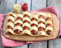 Damier de saucisses