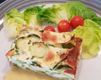 Flan de courgettes