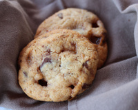 Cookies chocolat et pépites de caramel au beurre salé