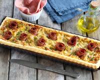Voilà une quiche pleine de goût, facile à préparer !