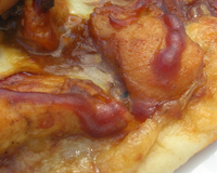 Mini pizza au poulet goût barbecue