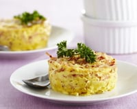Petits flans jambon fromage