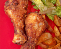 Manchons de poulet panés