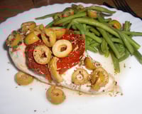 Poulet en papillottes aux olives