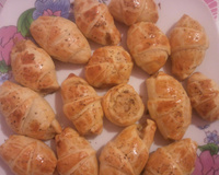 Croissants poireau saumon