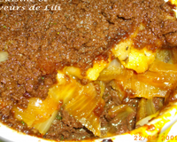 Un crumble boudin pommes pimenté...à déguster tel quel...un régal !