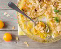 Crumble de Palets Bretons aux prunes