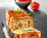 Merlan en terrine et sa sauce au poivron rouge