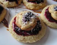 On pourrait croire des mini-pizzas alors que ce sont des petits biscuits. Original et très bon, c'est une recette que je ressortirai au 1er avril.