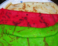 Crêpes de couleurs