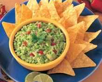 Guacamole aux tomates, oignons et coriandre