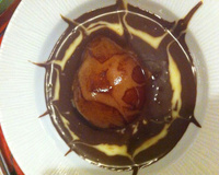 Poires aux deux chocolats