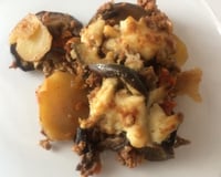 Moussaka grecque aubergine et patates douce