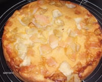 Gâteau aux pommes et poires façon crumble