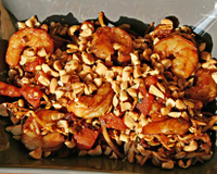 Salade de crevettes et soja