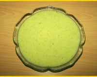 Mon velouté de courgettes qui rit!