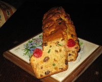 Cake aux fruits confits et au rhum