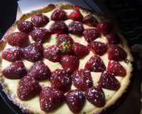 L'excellente Bakerwell tarte (amande et confiture de framboise)