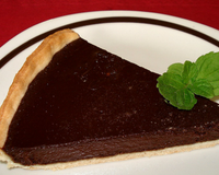 Grande tarte au chocolat
