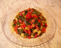 Poêlée du soleil à l'huile d'olive