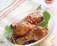 Poulet caramélisé à la mélasse de grenade