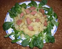 Salade de pommes de terre et de saucisse de Morteau