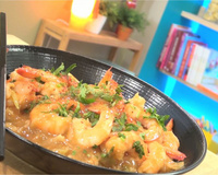 Crevettes sauce piquante