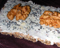 Tartines apéritives à la fourme d'Ambert