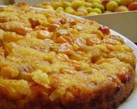 Gâteau renversé aux mirabelles