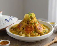 Tajine de poulet au citron confit
