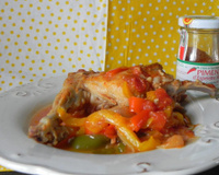 Lapin à la basquaise
