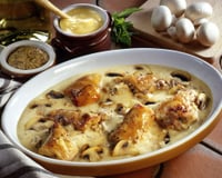 Lapin à la moutarde de grand-mère