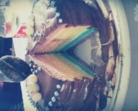 Gâteau arc en ciel
