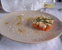 La saveur de la langoustine est sublimé par la "cuisson" au jus de citron.La carotte apportant une note sucré contrebalançant l'acidité du citron.